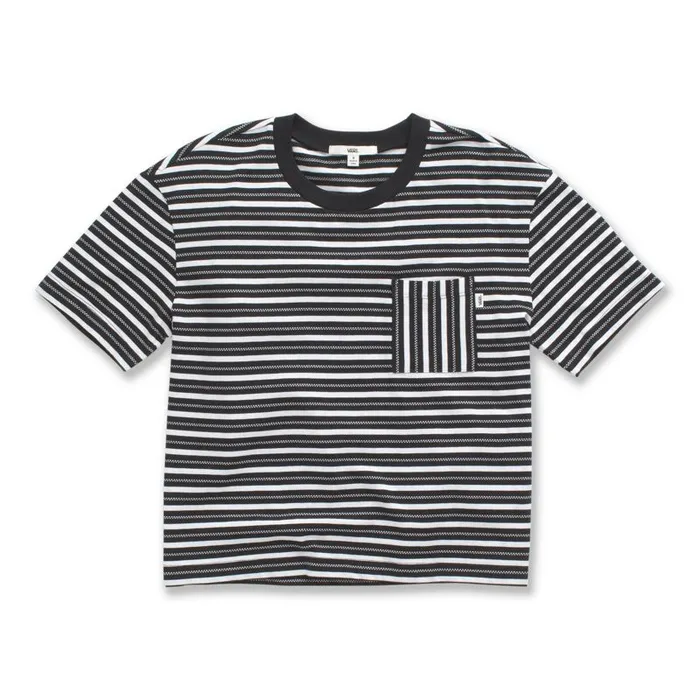 TShirts and Tanks Women Vans Mini Check Top Black TShirts and Tanks Women Vans Mini Check Top Black