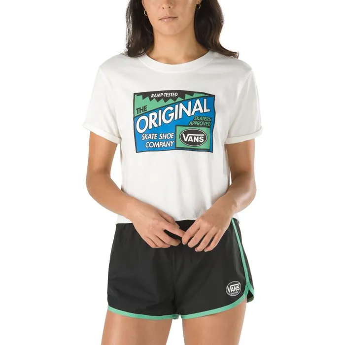 TShirts and Tanks Women Vans Ramp Tested Roll Out Tee Marshmallow