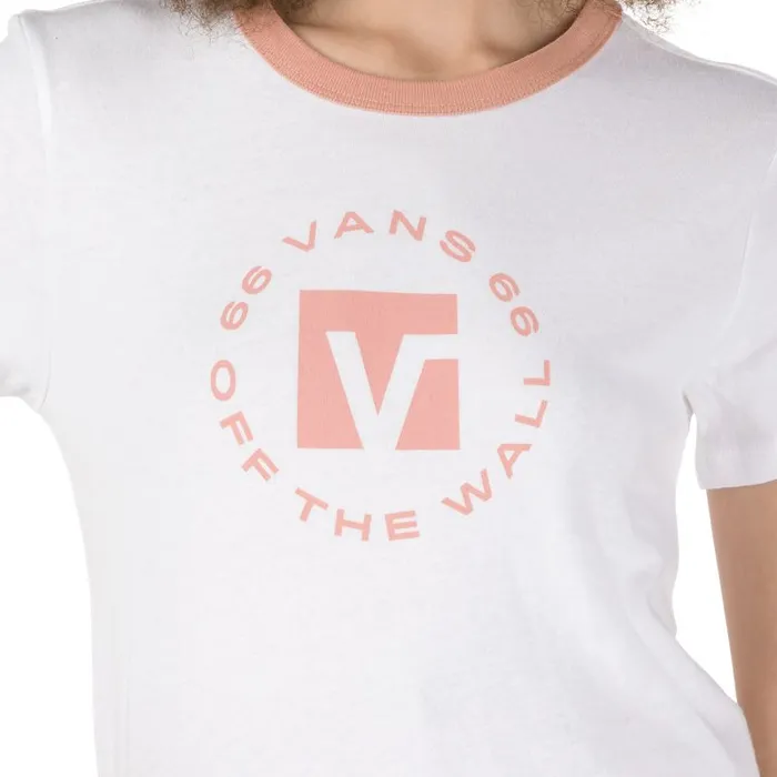 TShirts and Tanks Women Vans Steevee Jon Baby Tee Whiterose Dawn TShirts and Tanks Women Vans Steevee Jon Baby Tee Whiterose Dawn