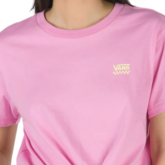 TShirts and Tanks Women Vans Tie Knot Boyfriend Tee Fuchsia Pink TShirts and Tanks Women Vans Tie Knot Boyfriend Tee Fuchsia Pink