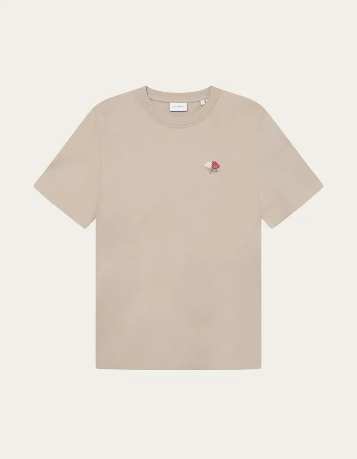 Tshirts Men Les Deux Clyde TShirt 8211 Dark Sand