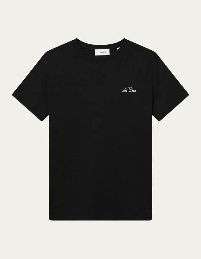 Tshirts Men Les Deux Crew TShirt 8211 BlackWhite