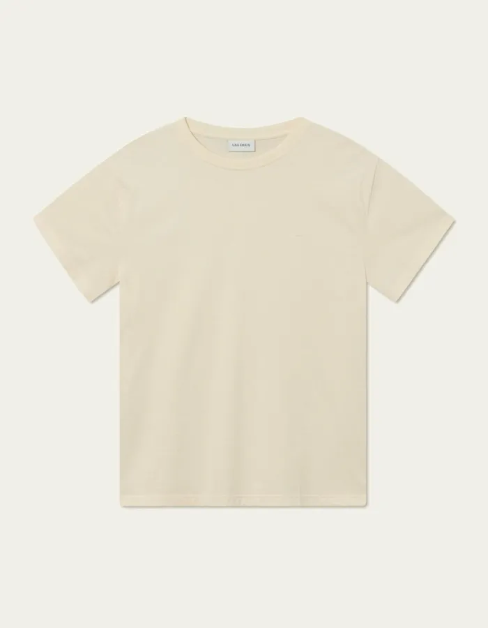 Tshirts Men Les Deux Crew TShirt 8211 IvoryLight Ivory