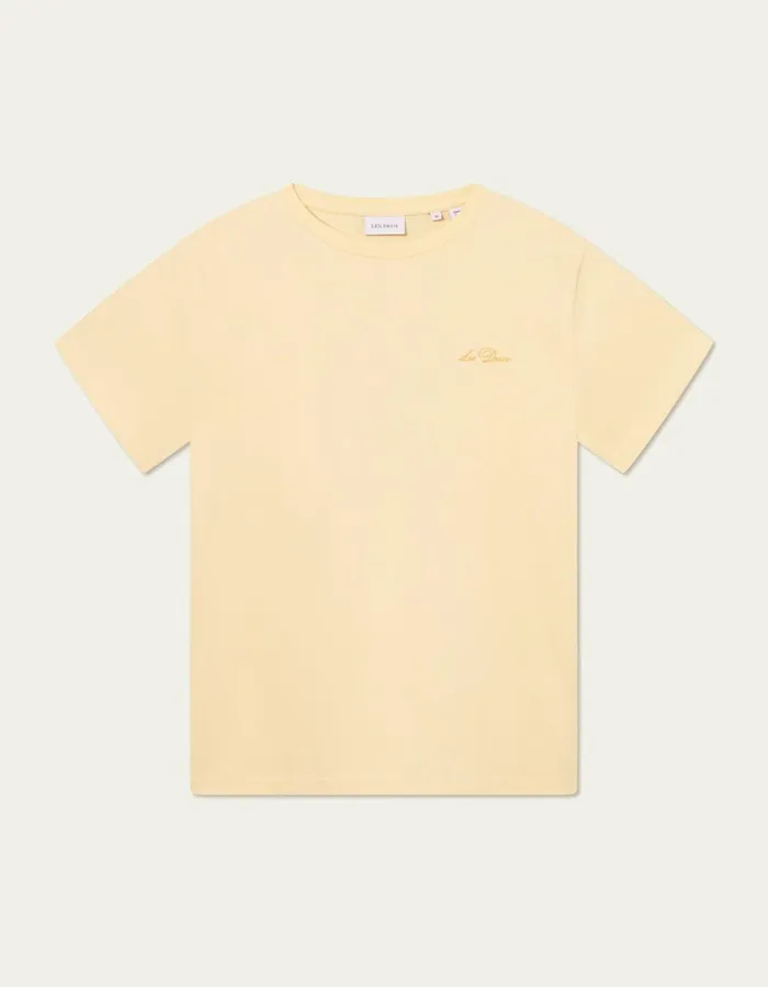 Tshirts Men Les Deux Crew TShirt 8211 Summer Melon