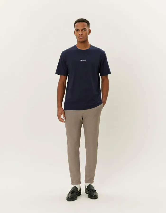 Tshirts Men Les Deux Dexter TShirt 8211 Dark Navy