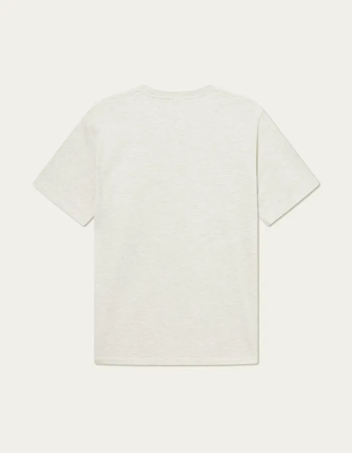 Tshirts Men Les Deux Dexter TShirt 8211 Ivory Melange