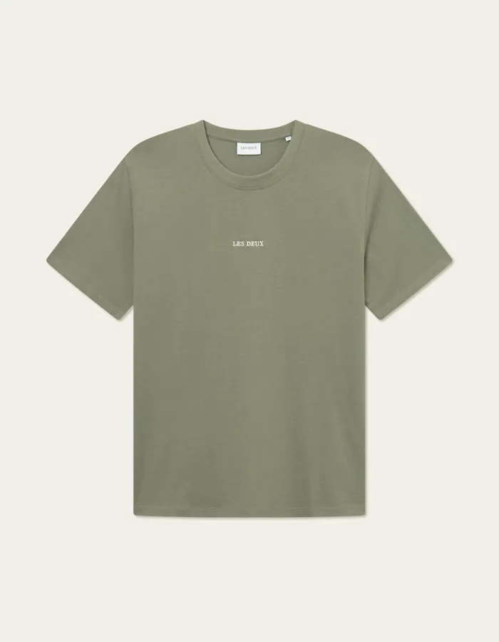 Tshirts Men Les Deux Dexter TShirt 8211 Lichen Green