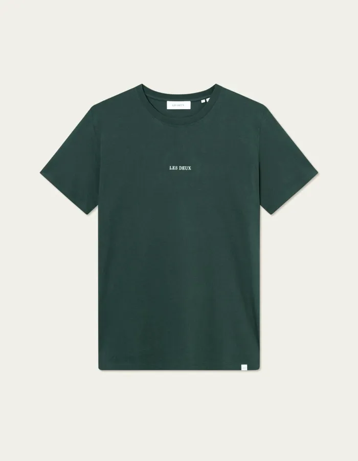 Tshirts Men Les Deux Dexter TShirt 8211 Pine Green