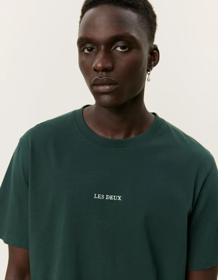 Tshirts Men Les Deux Dexter TShirt 8211 Pine Green