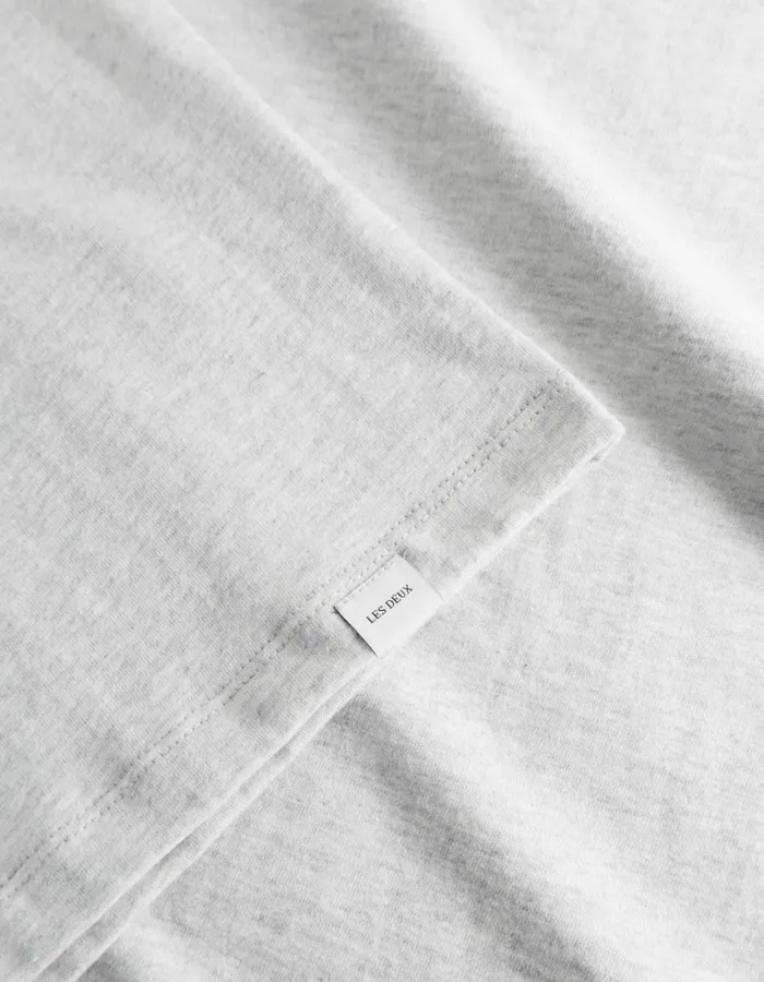 Tshirts Men Les Deux Dexter TShirt 8211 Snow Melange