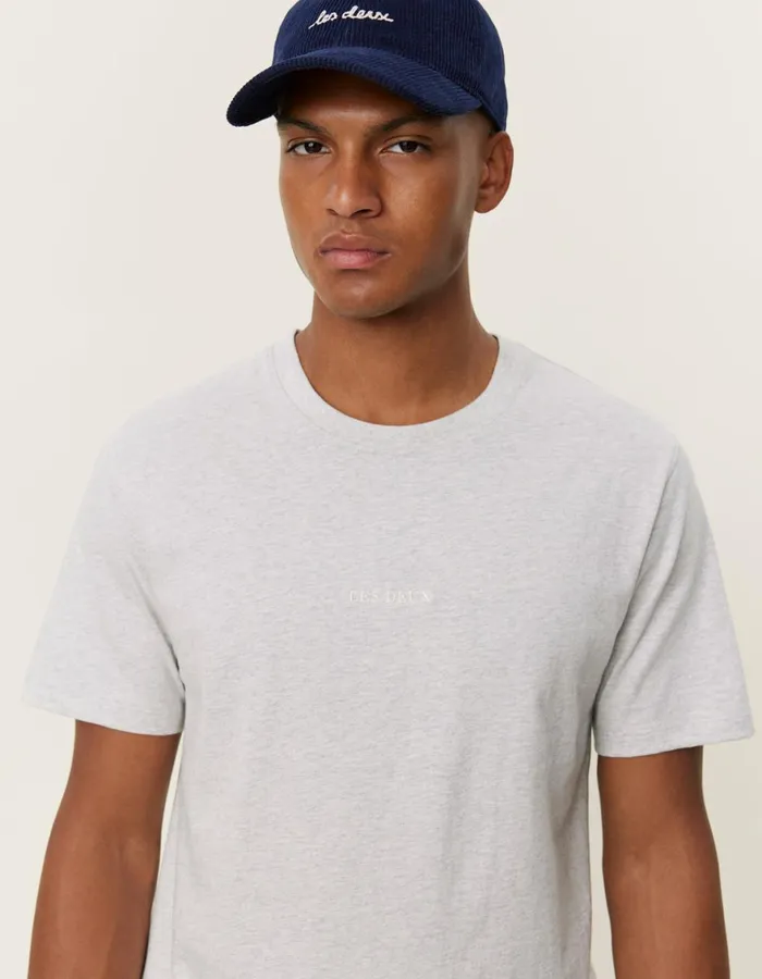 Tshirts Men Les Deux Dexter TShirt 8211 Snow Melange