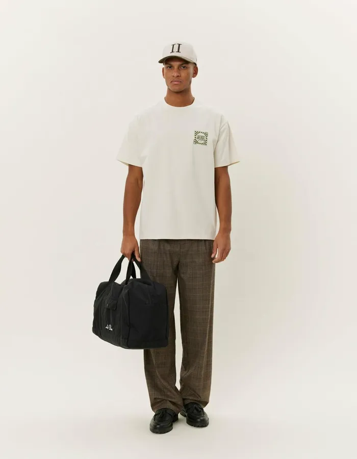 Tshirts Men Les Deux Goods TShirt 8211 IvoryChive Green