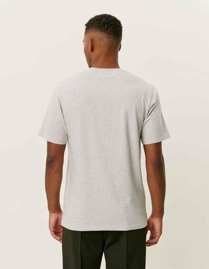 Tshirts Men Les Deux Ivy League TShirt 8211 Oatmeal Mlange