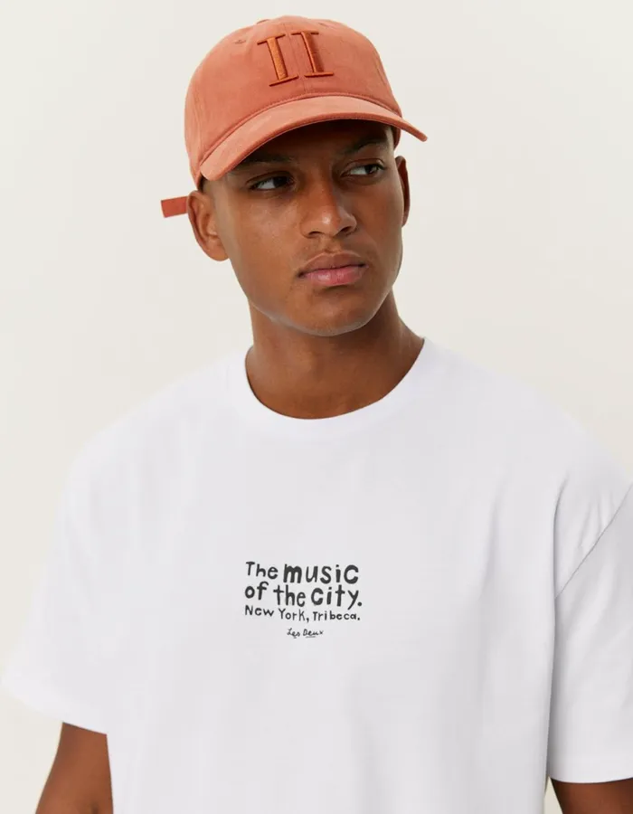 Tshirts Men Les Deux Luca TShirt 8211 WhiteWhite