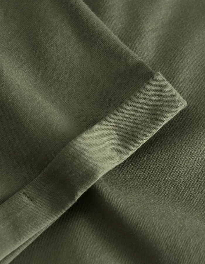 Tshirts Men Les Deux Norregaard TShirt 8211 Olive NightOrange