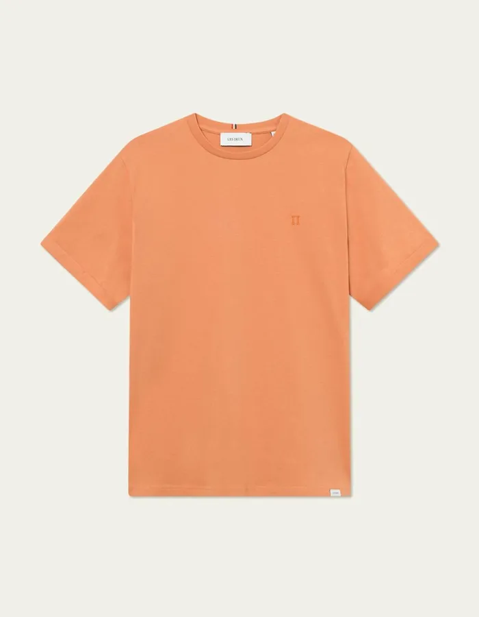 Tshirts Men Les Deux Norregaard TShirt 8211 Seasonal 8211 Baked PapayaOrange