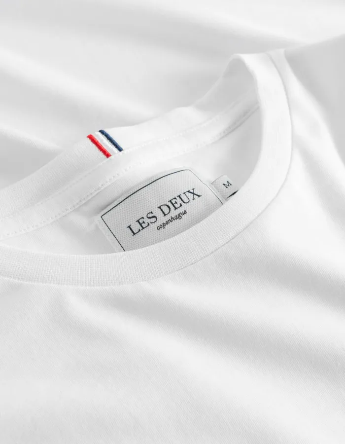 Tshirts Men Les Deux Norregaard TShirt 8211 White