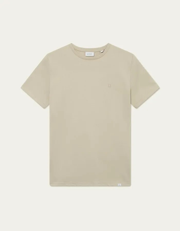 Tshirts Men Les Deux Norregaard Tonal TShirt 8211 Light Sand