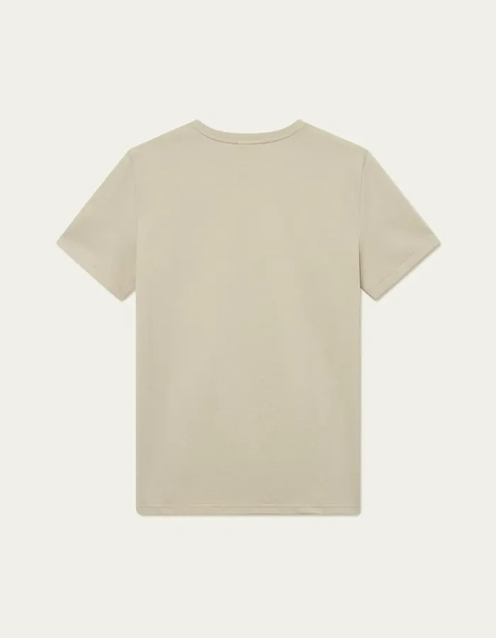 Tshirts Men Les Deux Norregaard Tonal TShirt 8211 Light Sand