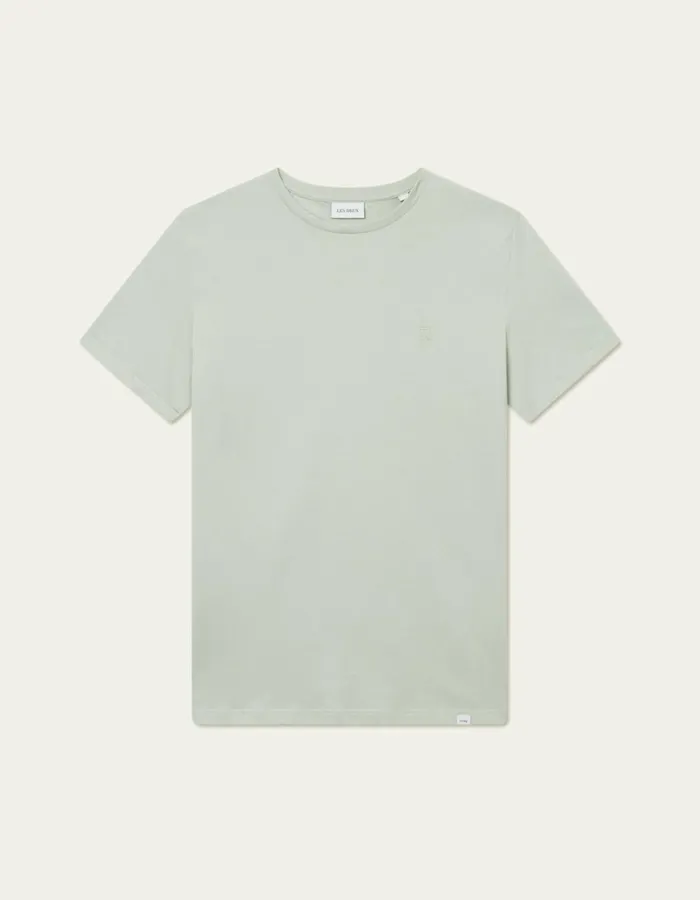 Tshirts Men Les Deux Norregaard Tonal TShirt 8211 Smoke Green