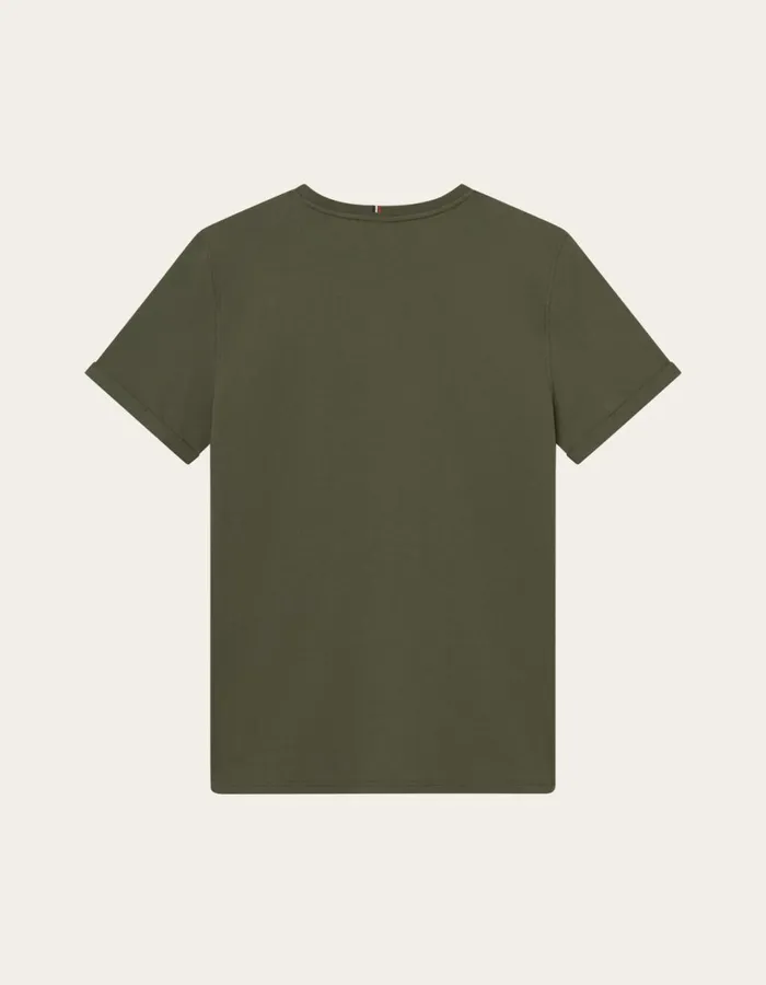 Tshirts Men Les Deux Piece TShirt 8211 Olive NightIvory