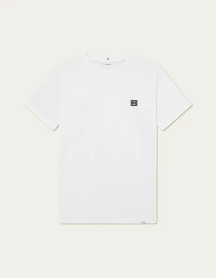 Tshirts Men Les Deux Piece TShirt SMU 8211 WhiteCharcoal