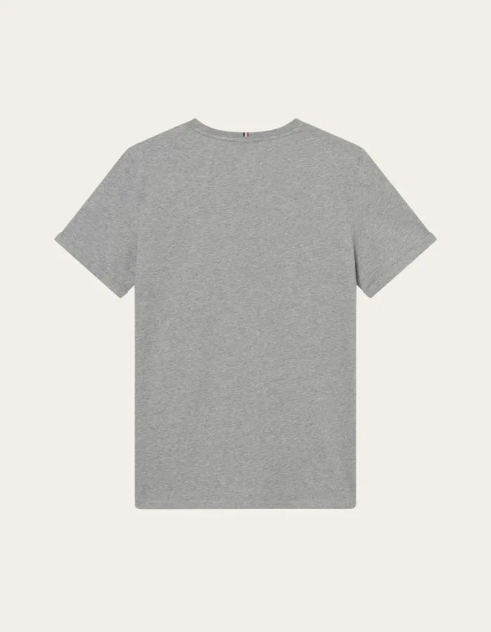 Tshirts Men Les Deux Toulon TShirt 8211 Light Grey MelangeWhite
