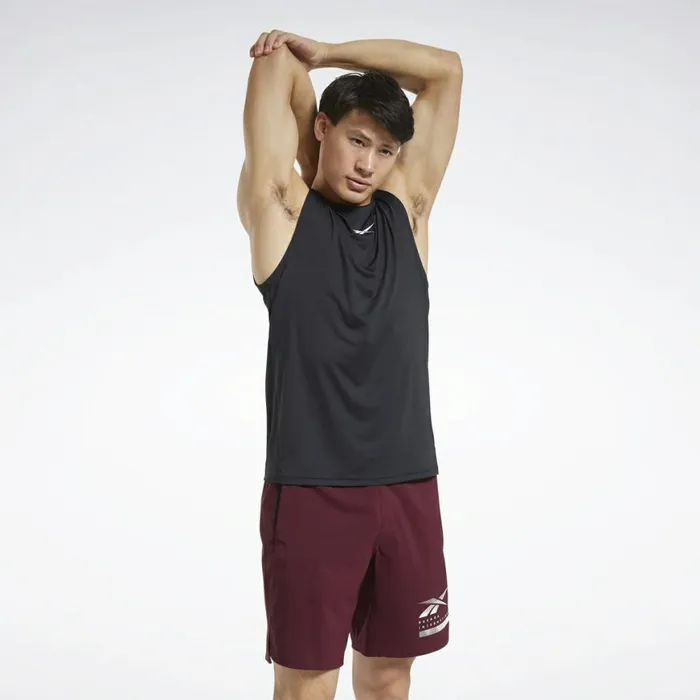 Tank Tops Mens Reebok ACTIVCHILL Sleeveless Tee Black