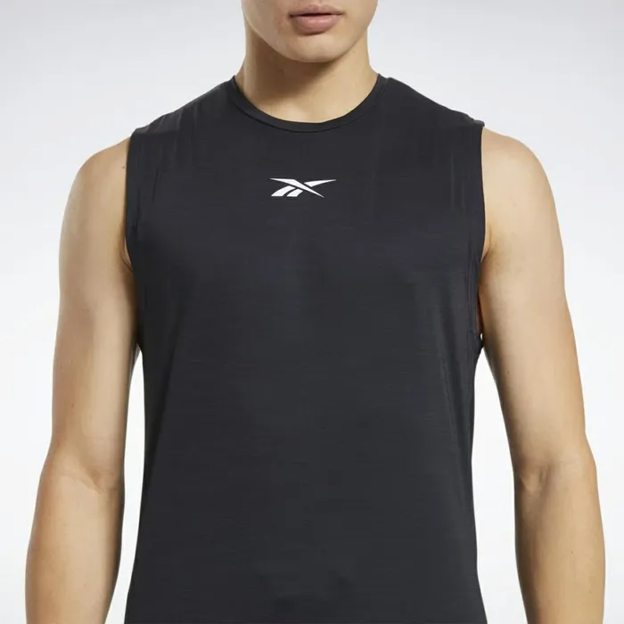 Tank Tops Mens Reebok ACTIVCHILL Sleeveless Tee Black