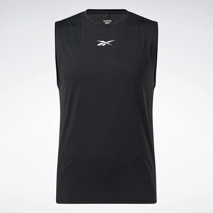 Tank Tops Mens Reebok ACTIVCHILL Sleeveless Tee Black