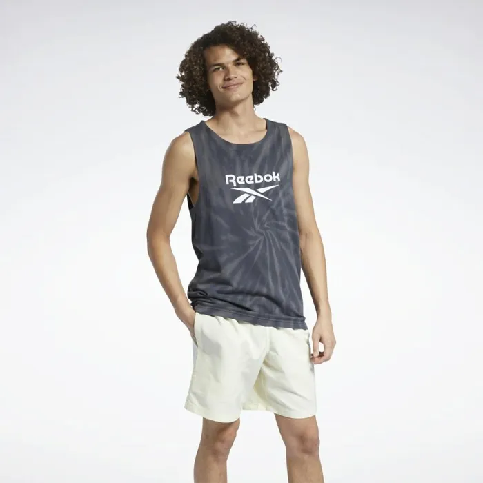 Tank Tops Mens Reebok Classics TieDye Tank Top Black