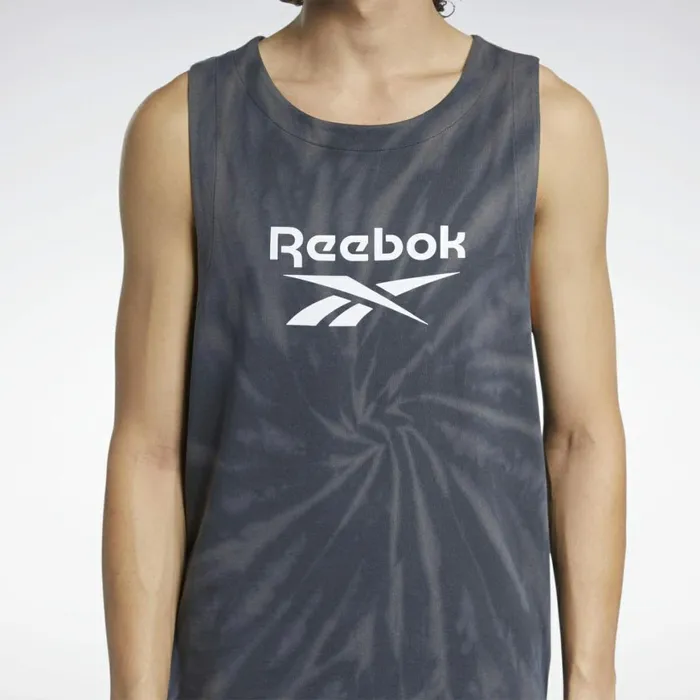 Tank Tops Mens Reebok Classics TieDye Tank Top Black