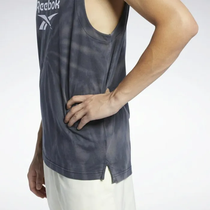 Tank Tops Mens Reebok Classics TieDye Tank Top Black