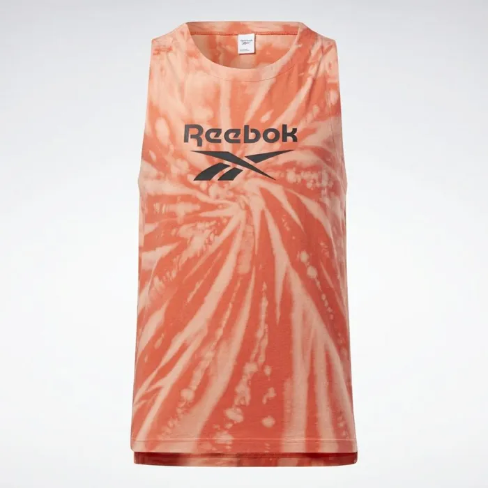 Tank Tops Mens Reebok Classics TieDye Tank Top Semi Orange Flare