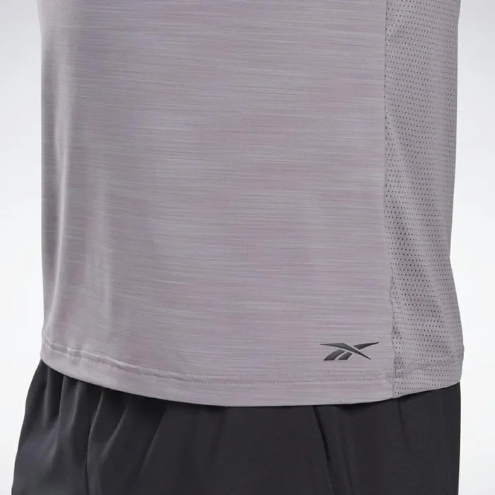 Tank Tops Mens Reebok LES MILLS ACTIVCHILL Sleeveless Tee Gravity Grey