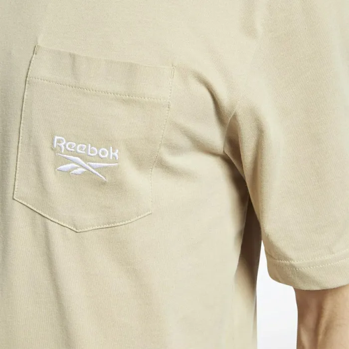 Tank Tops MensWomens Reebok Classics Pocket Tee Utility Beige
