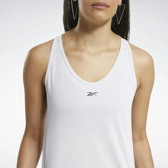Tank Tops Womens Reebok ACTIVCHILLCOTTON Tank Top Porcelain
