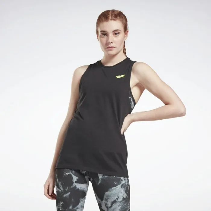 Tank Tops Womens Reebok Workout Ready MYT Muscle Tank Top Black