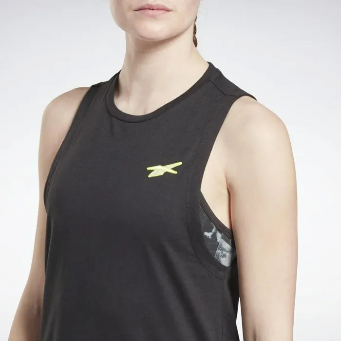 Tank Tops Womens Reebok Workout Ready MYT Muscle Tank Top Black