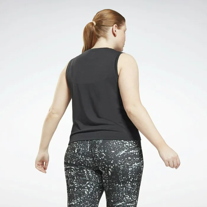 Tank Tops Womens Reebok Workout Ready Supremium Tank Top Plus Size Black