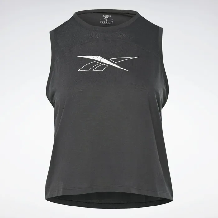 Tank Tops Womens Reebok Workout Ready Supremium Tank Top Plus Size Black