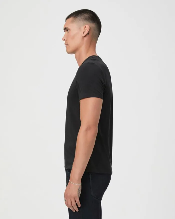 Tees Men PAIGE Grayson V Neck Tee 8211 Black Tees Men PAIGE Grayson V Neck Tee 8211 Black