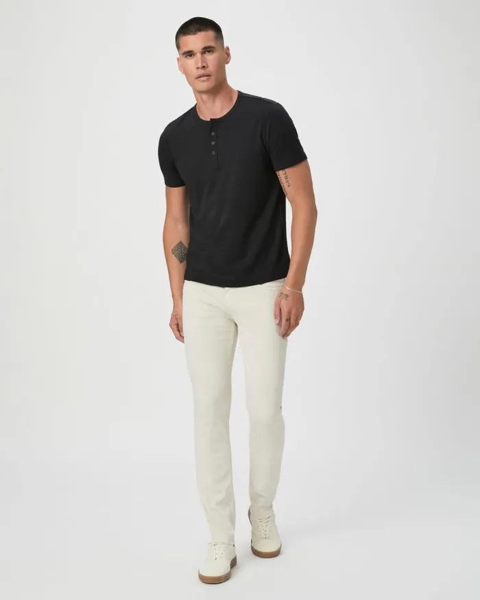 Tees Men PAIGE Harwood Short Sleeve Henley 8211 Black Tees Men PAIGE Harwood Short Sleeve Henley 8211 Black