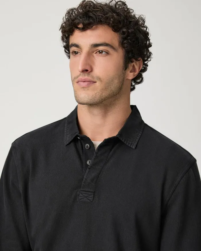 Tees Men PAIGE ICON Capsule Colter Rugby Jersey 8211 Vintage Black