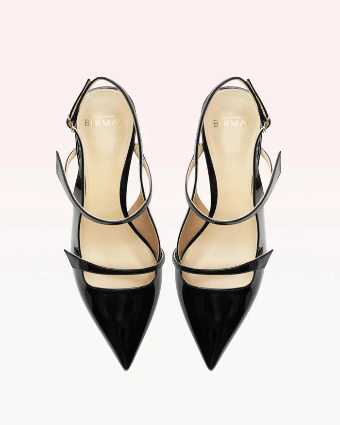 Tita 60 Pointed Toe Slingback Alexandre Birman Slingback Pumps Black Women Alexandre Birman Pumps