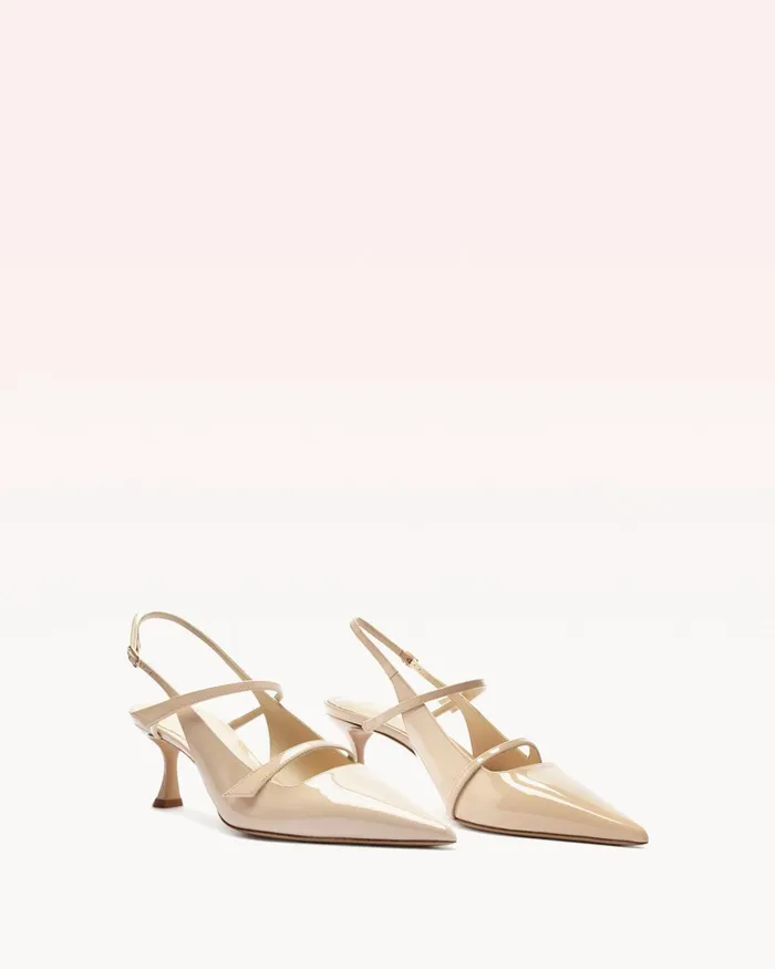 Tita 60 Slingback Semolina Alexandre Birman Slingback Pumps Semolina Women Alexandre Birman Pumps