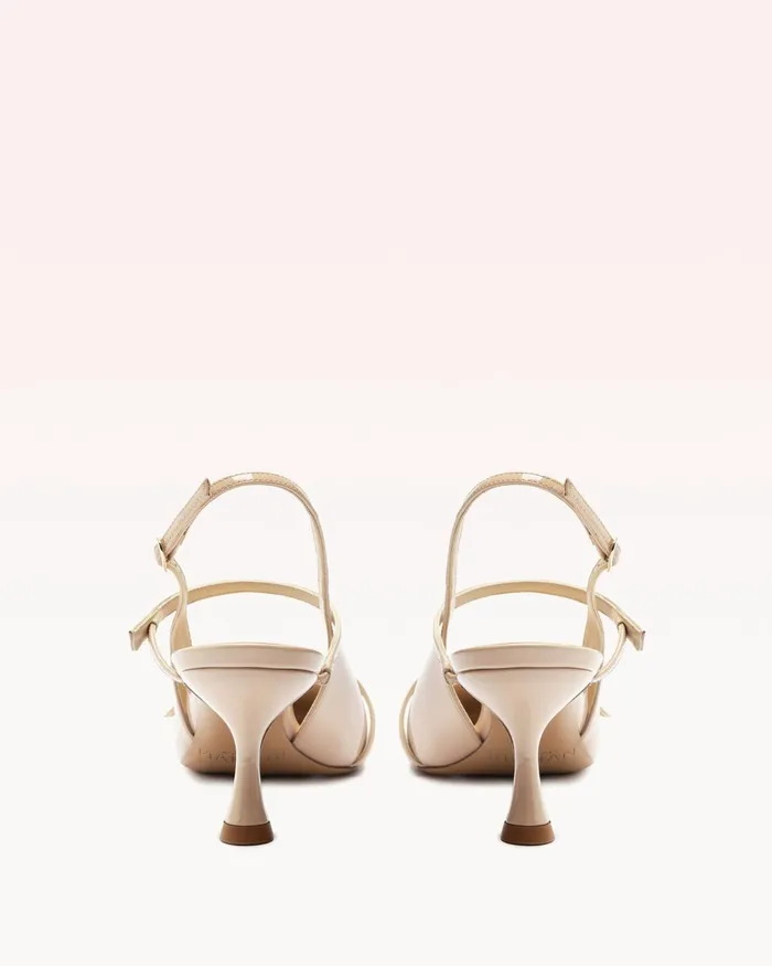 Tita 60 Slingback Semolina Alexandre Birman Slingback Pumps Semolina Women Alexandre Birman Pumps
