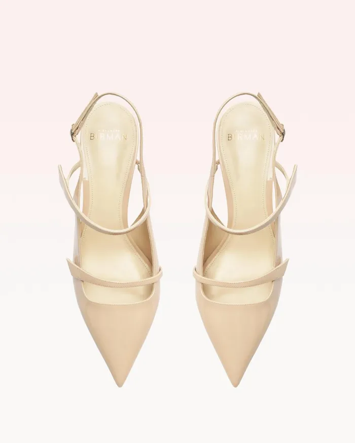 Tita 60 Slingback Semolina Alexandre Birman Slingback Pumps Semolina Women Alexandre Birman Pumps