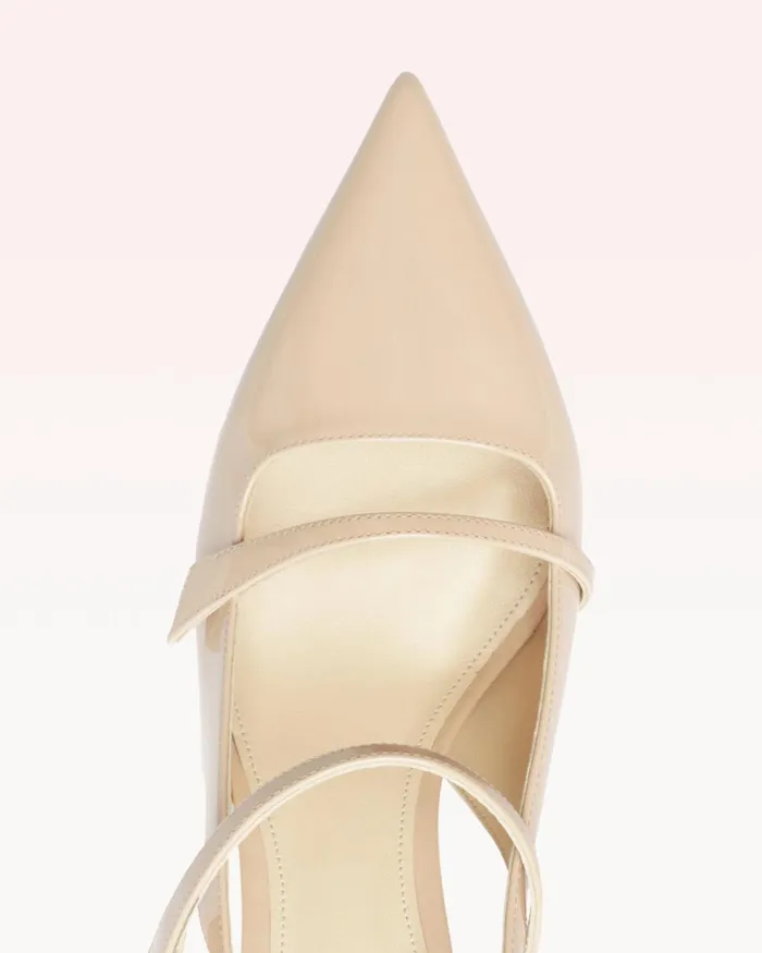 Tita 60 Slingback Semolina Alexandre Birman Slingback Pumps Semolina Women Alexandre Birman Pumps