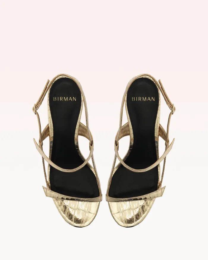 Tita Cage 60 Light Gold Women Alexandre Birman Sandals